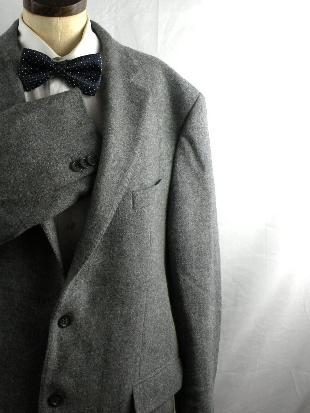 Banana Republic Mens Grey 100% Wool Modern Fit Blazer Sport Coat 44R